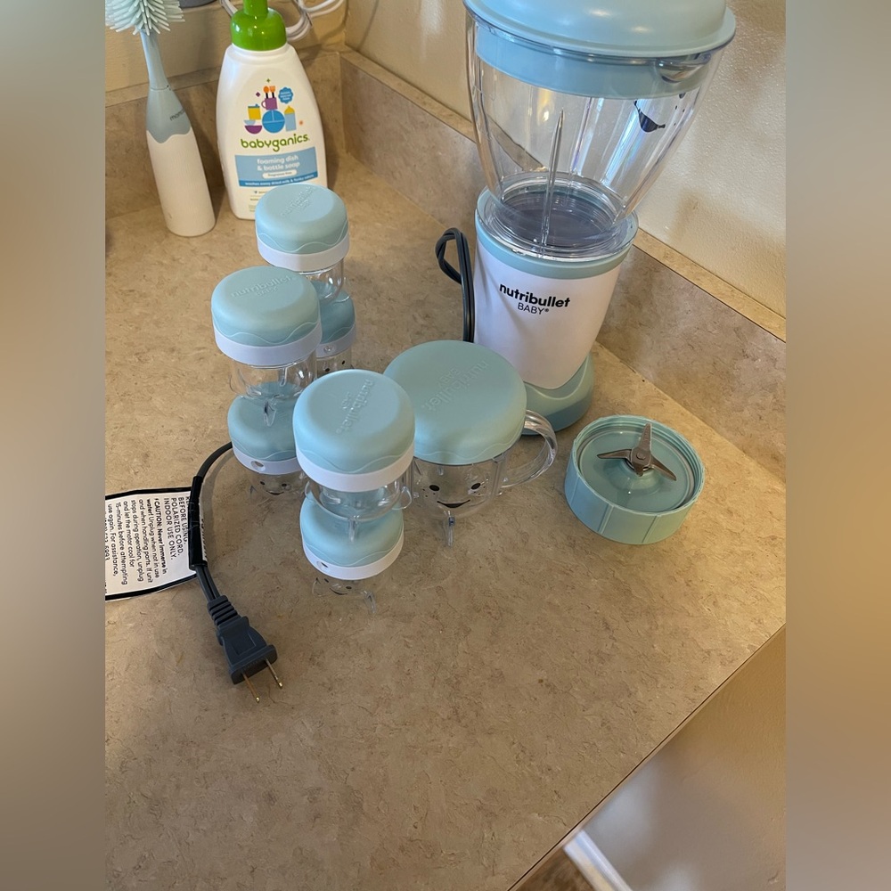 Nutribullet Baby Blue Blender Set